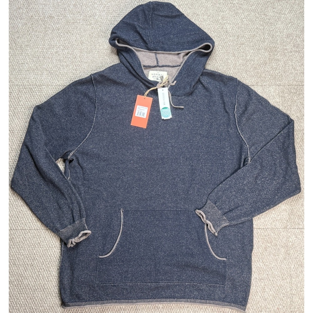 The Normal Brand Men's Navy Jimmy Sweater Hoodie Size XXL